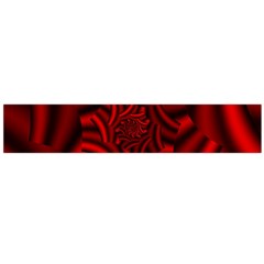 Metallic Red Rose Flano Scarf (large)