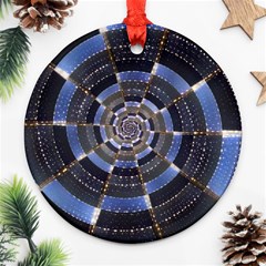 Midnight Crazy Dart Ornament (round) by designworld65