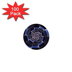 Midnight Crazy Dart 1  Mini Buttons (100 Pack) 