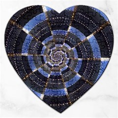 Midnight Crazy Dart Jigsaw Puzzle (heart) by designworld65