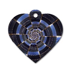 Midnight Crazy Dart Dog Tag Heart (two Sides) by designworld65