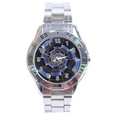 Midnight Crazy Dart Stainless Steel Analogue Watch by designworld65