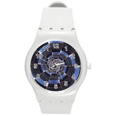 Midnight Crazy Dart Round Plastic Sport Watch (m) by designworld65