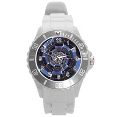 Midnight Crazy Dart Round Plastic Sport Watch (l) by designworld65