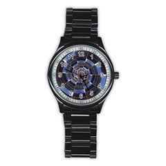 Midnight Crazy Dart Stainless Steel Round Watch by designworld65