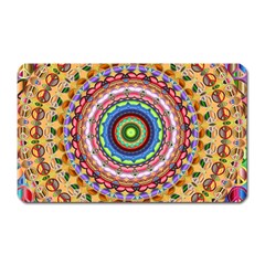 Peaceful Mandala Magnet (rectangular) by designworld65