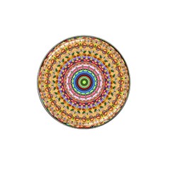 Peaceful Mandala Hat Clip Ball Marker by designworld65