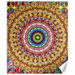 Peaceful Mandala Canvas 8  X 10  by designworld65