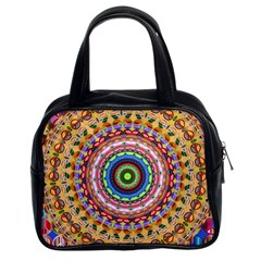 Peaceful Mandala Classic Handbags (2 Sides) by designworld65