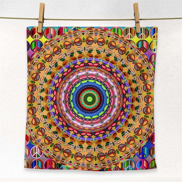 Peaceful Mandala Face Towel