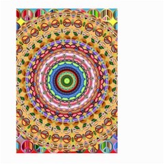 Peaceful Mandala Large Garden Flag (two Sides) by designworld65