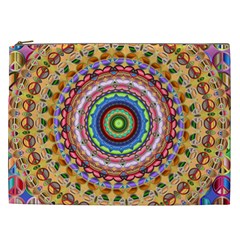 Peaceful Mandala Cosmetic Bag (xxl)  by designworld65