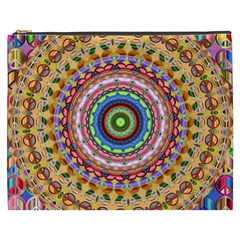 Peaceful Mandala Cosmetic Bag (xxxl)  by designworld65