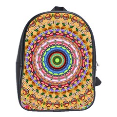 Peaceful Mandala School Bag (xl) by designworld65