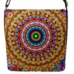 Peaceful Mandala Flap Messenger Bag (s)