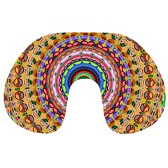 Peaceful Mandala Travel Neck Pillows by designworld65