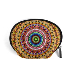 Peaceful Mandala Accessory Pouches (small)  by designworld65