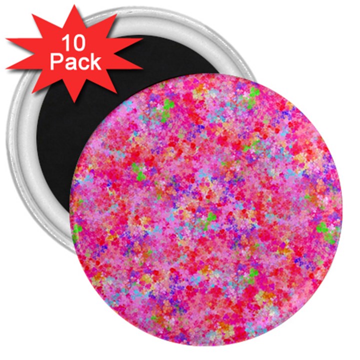 The Big Pink Party 3  Magnets (10 pack) 