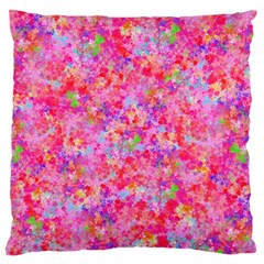 The Big Pink Party Large Cushion Case (two Sides)