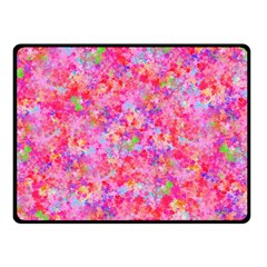 The Big Pink Party Double Sided Fleece Blanket (small)  by designworld65