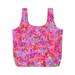 The Big Pink Party Full Print Recycle Bags (m)  by designworld65