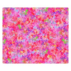 The Big Pink Party Double Sided Flano Blanket (small)  by designworld65