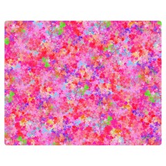 The Big Pink Party Double Sided Flano Blanket (medium)  by designworld65