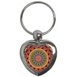 Powerful Mandala Key Chains (Heart)  Front