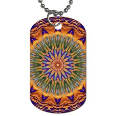 Powerful Mandala Dog Tag (one Side) by designworld65