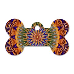 Powerful Mandala Dog Tag Bone (one Side) by designworld65