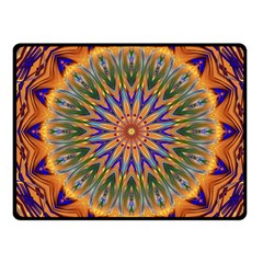 Powerful Mandala Fleece Blanket (small) by designworld65