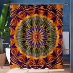 Powerful Mandala Shower Curtain 60  x 72  (Medium)  60 x72  Curtain