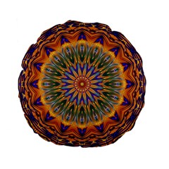 Powerful Mandala Standard 15  Premium Flano Round Cushions by designworld65