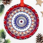 Romantic Dreams Mandala Ornament (Round) Front