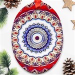 Romantic Dreams Mandala Ornament (Oval) Front