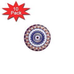 Romantic Dreams Mandala 1  Mini Magnet (10 Pack)  by designworld65