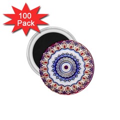 Romantic Dreams Mandala 1 75  Magnets (100 Pack)  by designworld65