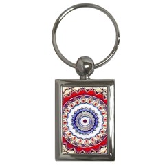 Romantic Dreams Mandala Key Chains (rectangle)  by designworld65