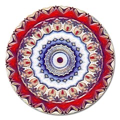 Romantic Dreams Mandala Magnet 5  (round) by designworld65