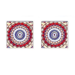 Romantic Dreams Mandala Cufflinks (square) by designworld65