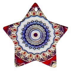 Romantic Dreams Mandala Star Ornament (two Sides)