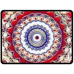 Romantic Dreams Mandala Fleece Blanket (large)  by designworld65