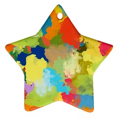 Summer Feeling Splash Ornament (star)