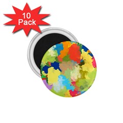 Summer Feeling Splash 1 75  Magnets (10 Pack)  by designworld65