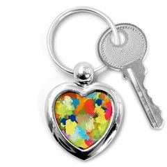 Summer Feeling Splash Key Chains (heart)  by designworld65