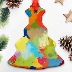 Summer Feeling Splash Christmas Tree Ornament (two Sides)