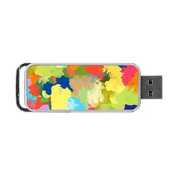 Summer Feeling Splash Portable Usb Flash (one Side)