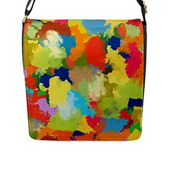 Summer Feeling Splash Flap Messenger Bag (l)  by designworld65