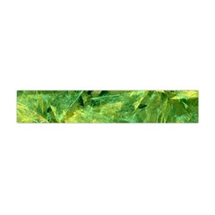 Green Springtime Leafs Flano Scarf (mini) by designworld65