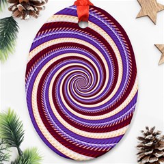 Woven Spiral Ornament (Oval)